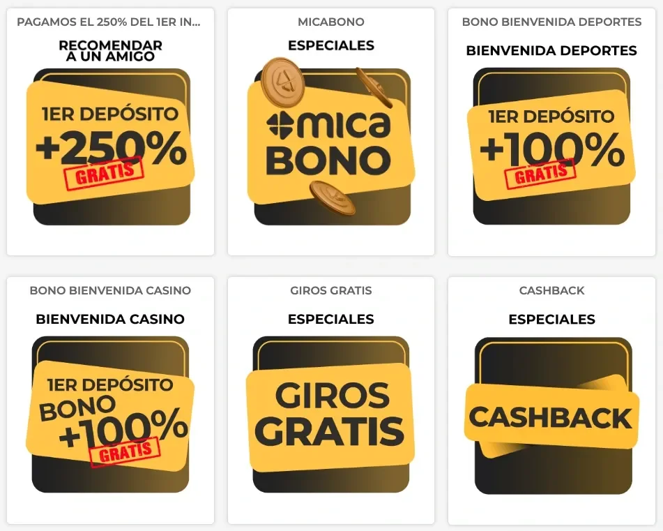 Mi Casino bono de bienvenida